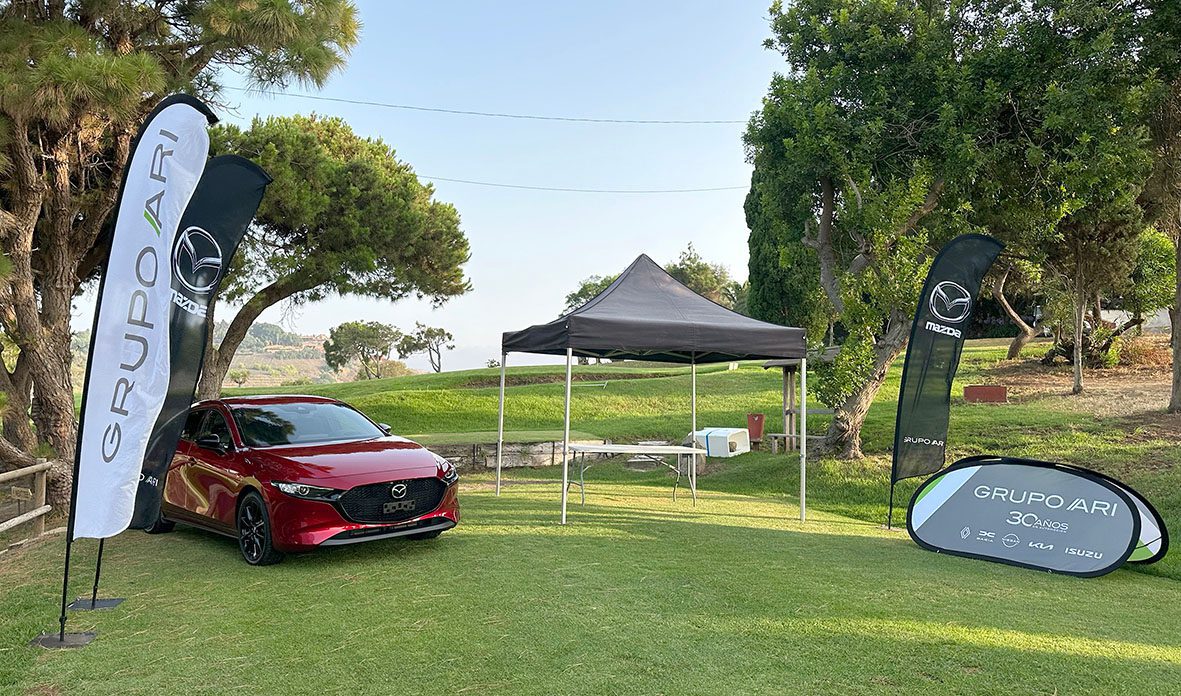 Mazda Canarias retó a los golfistas a un “hoyo en 1” en Bandama