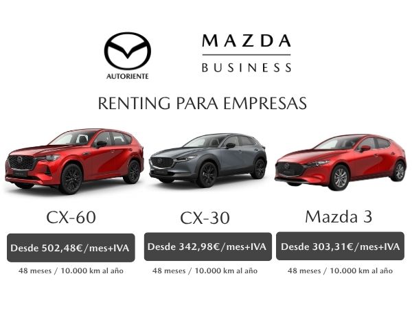 Autoriente, concesionario Mazda Business certificado