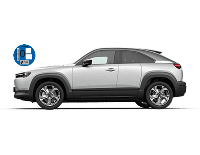 NUEVO MX30 HIBRIDO ENCHUFABLE ETIQUETA CERO Disponemos de un amplio stock de mazda mx30, de entrega inmediata con unas condiciones de compra excepcionales