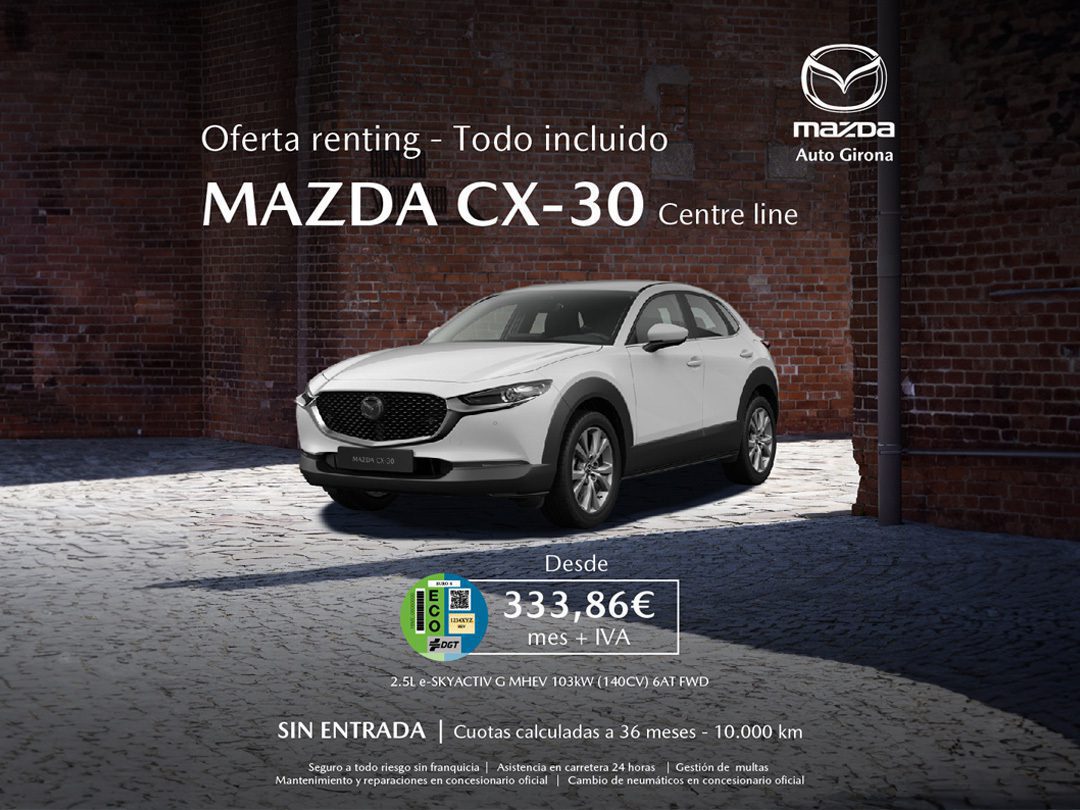 nuevo mazda cx-30 renting empresas