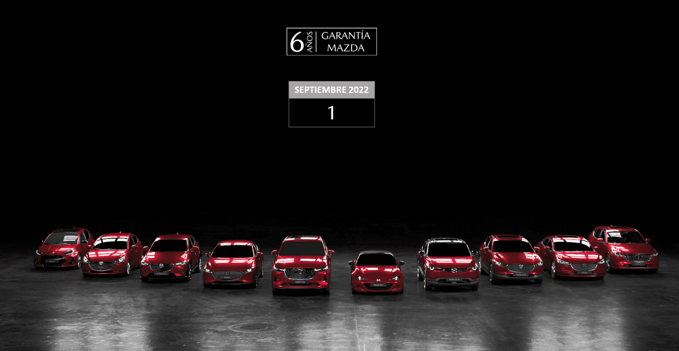 Mazda da un paso hacia adelante y amplía la garantía de toda su gama hasta los 6 años
