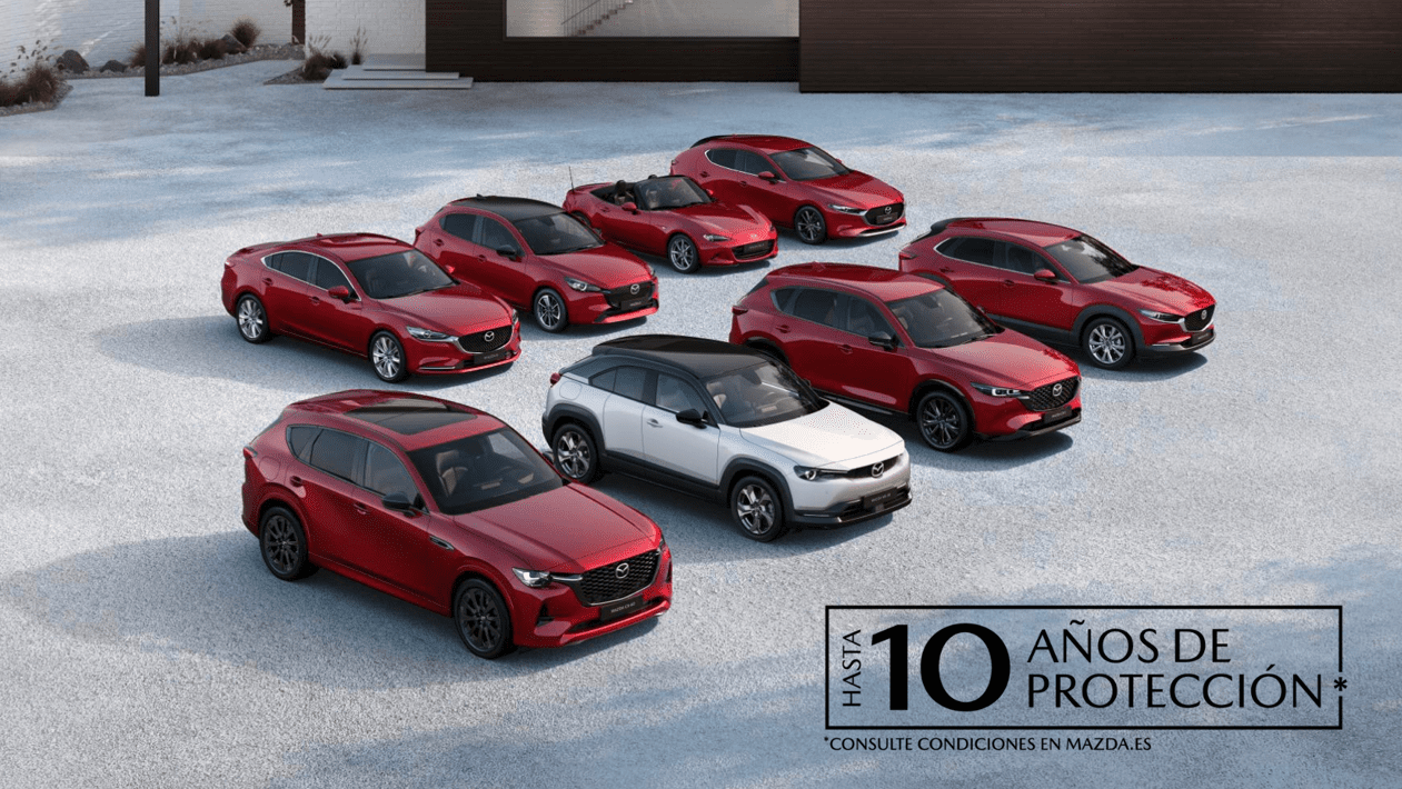 Mazda premia tu fidelidad con hasta 10 años de protección
