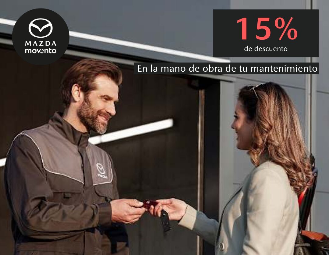 15% de descuento en la mano de obra de tu mantenimiento