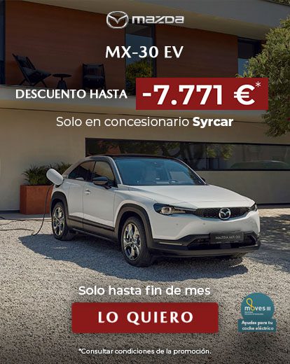 Mazda MX-30 EV con descuento de hasta -7.771€