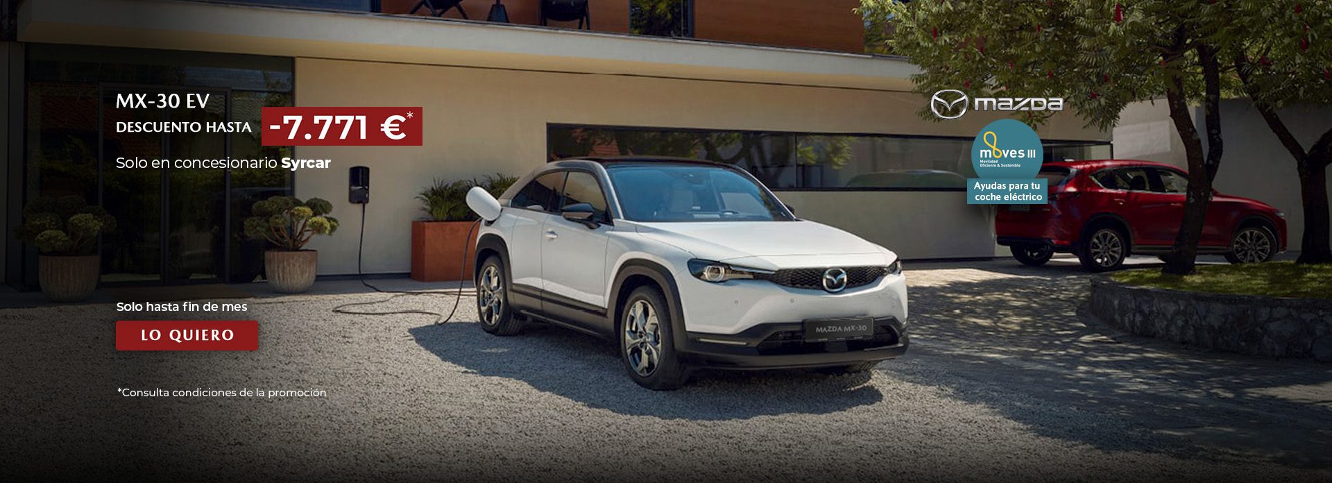 Mazda MX-30 EV con descuento de hasta -7.771€