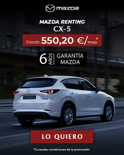 Mazda CX-5 desde 550,20€/mes