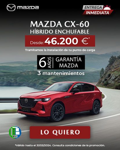 Mazda CX-60 desde 46.200€