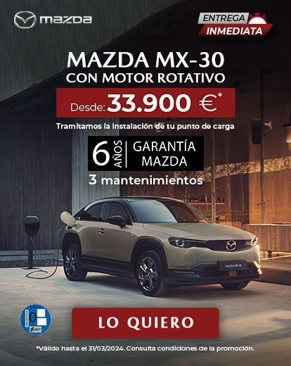 Mazda MX-30 desde 33.900€