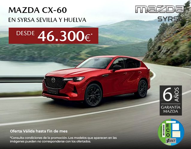 Mazda CX-60 desde 46.300€