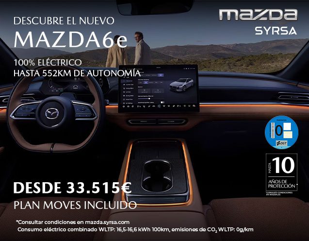 Nuevo Mazda 6e desde 33.515€